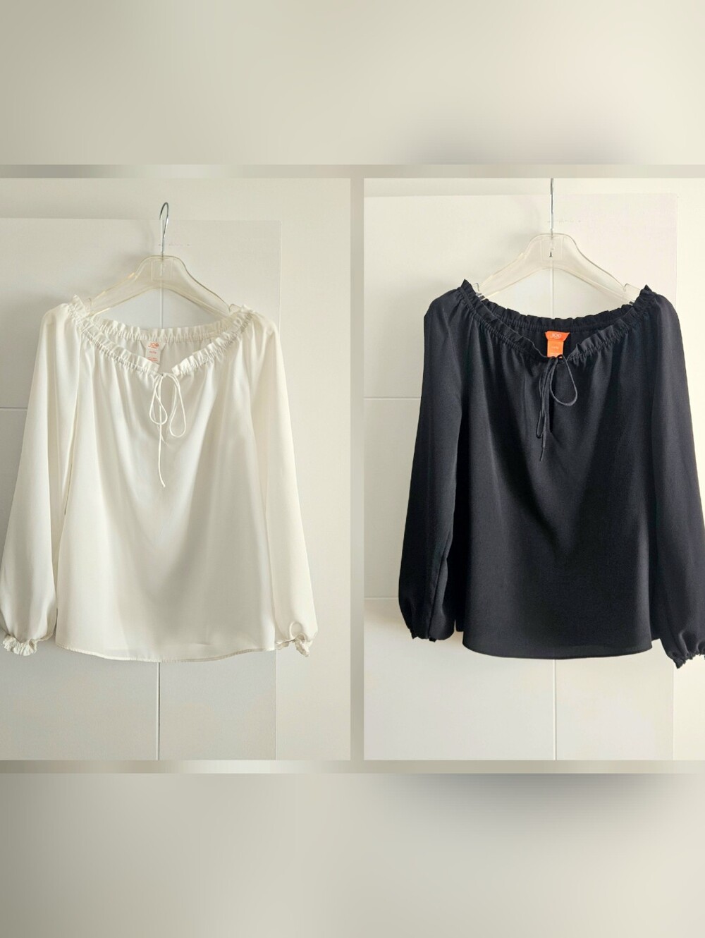 Joe Fesh XS S 2 Off-shoulder Tops Flowy Blouses